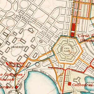 Canberra: Plan of City and Environs