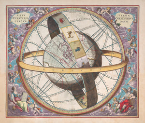 'Earth surrounded by the Heavens' Sitvs terrae circvlis coelestibvs circvndatae