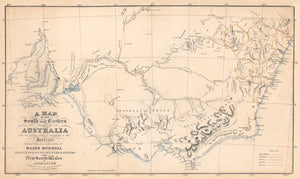 A Map of the South and Eastern parts of Australia... derived from the exploration of Major Mitchell, Hawdon, Sturt, Eyre et al..., 1839