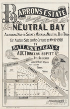 Load image into Gallery viewer, Barrons Estate Neutral Bay, Adjoining North Sydney, Mosman &amp; Neutral Bay, 1900