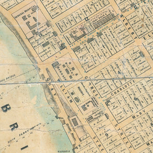 Ham's Map of the City of Brisbane, Queensland