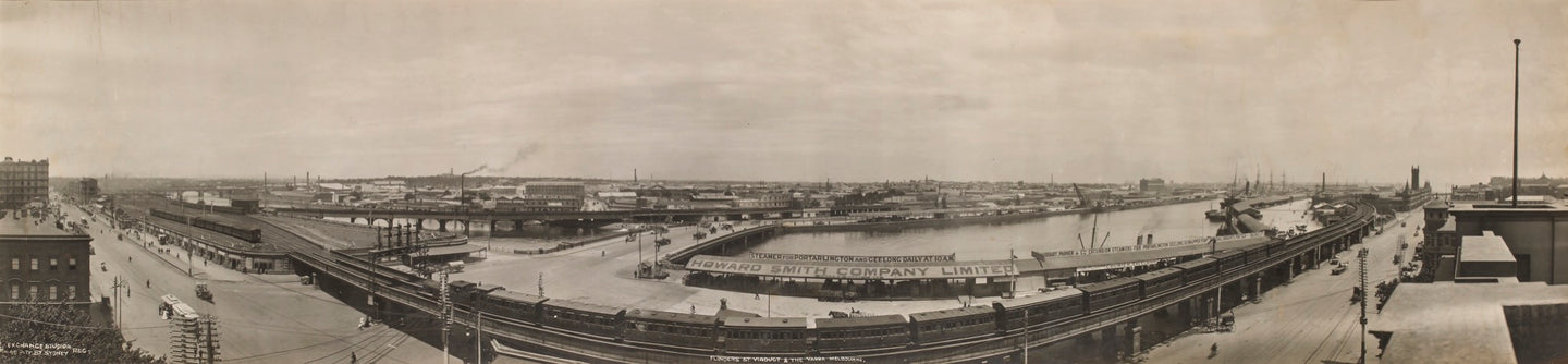 Flinders St. Viaduct & the Yarra, Melbourne