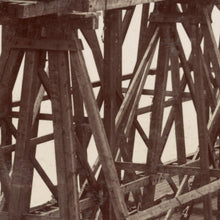 Load image into Gallery viewer, Hawkesbury River Railway Bridge Construction, 1889