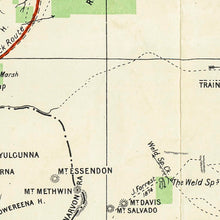 Load image into Gallery viewer, Map of Western Australia showing Pastoral Leases and Stock Routes