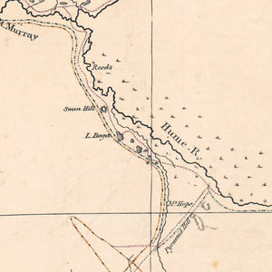 A Map of the South and Eastern parts of Australia... derived from the exploration of Major Mitchell, Hawdon, Sturt, Eyre et al..., 1839