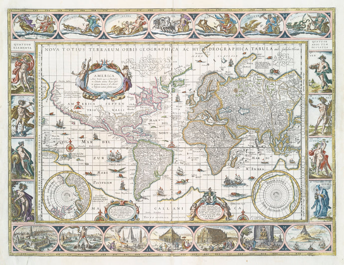 Nova totius terrarum orbis geographica ac hydrographica tabula