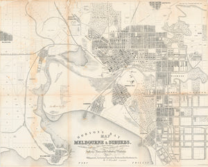 Map of Melbourne & Suburbs