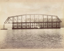 Load image into Gallery viewer, Hawkesbury River Railway Bridge Construction, 1889