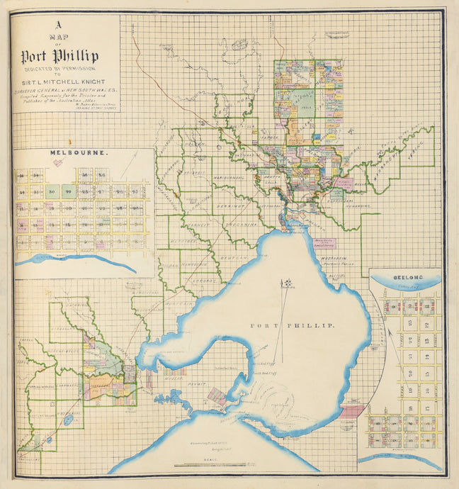 A Map of Port Phillip, 1843