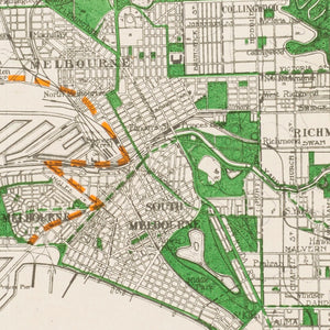 Melbourne & Suburbs Recreation System - Proposed Metropolitan Parks, Open Spaces and Parkway Drives