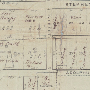 Plan of Eligible Allotments at Balmain... fronting the Main Street and extending to Johnston's Bay