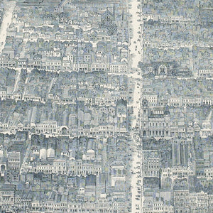 Melbourne 1880 - bird's-eye view