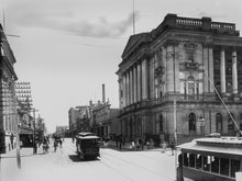 Load image into Gallery viewer, Intersection of Queen and Creek Streets, ca. 1900