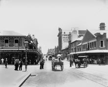 Load image into Gallery viewer, Policeman Directing Traffic at Queen &amp; Edward Streets, ca. 1908