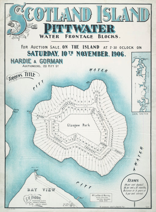 Scotland Island, Pittwater - Water Frontage Blocks