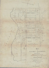 Load image into Gallery viewer, Plan of Eligible Allotments at Balmain... fronting the Main Street and extending to Johnston&#39;s Bay