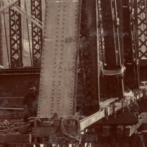 Hawkesbury River Railway Bridge Construction, 1889