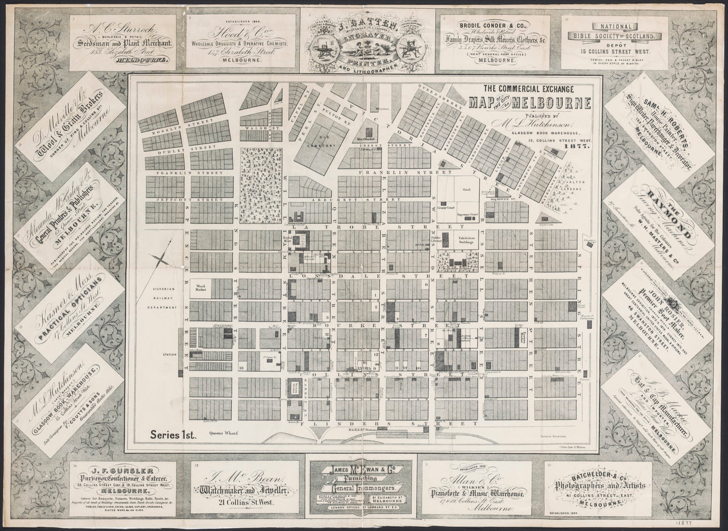 The Commercial Exchange Map of the City of Melbourne