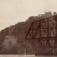 Load image into Gallery viewer, Hawkesbury River Railway Bridge Construction, 1889