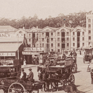 Roadway, Circular Quay, circa 1890