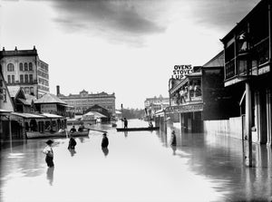 Brisbane flood of 1893: Albert St