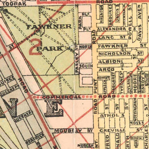 Sands & McDougall's New Map of Melbourne & Suburbs