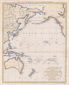 A New & Accurate Chart of the Discoveries of Capt'n Cook & other Later Circumnavigatiors, 1794