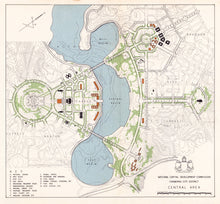 Load image into Gallery viewer, National Capital Development Commission: Canberra City District Central Area, 1959