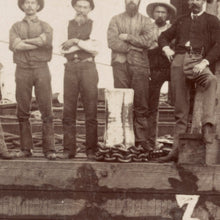 Load image into Gallery viewer, Hawkesbury River Railway Bridge Construction, 1889