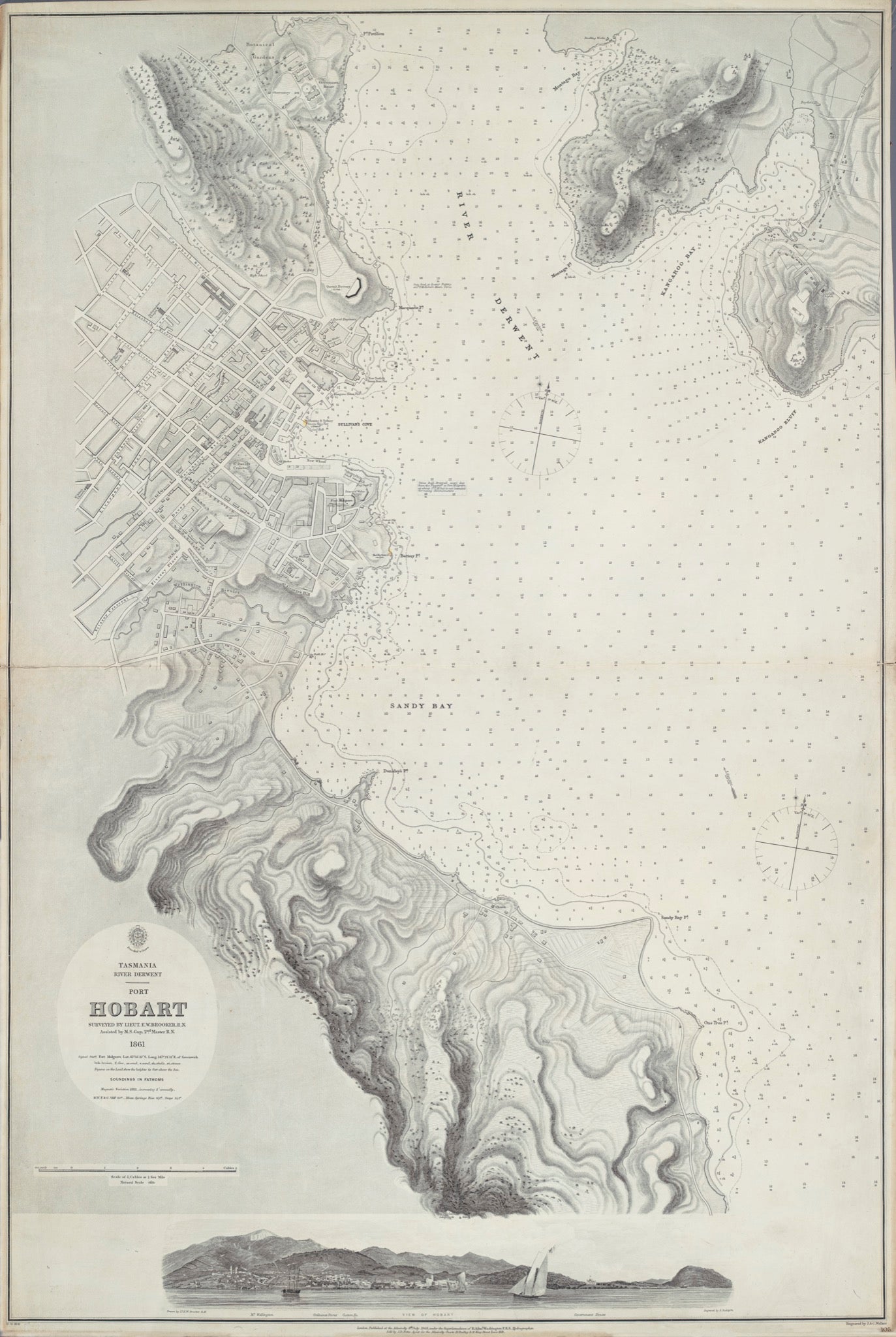 Tasmania, River Derwent: Port Hobart