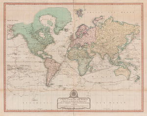 A New Chart if the World - Cook voyages