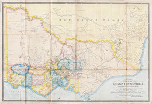 Tulloch & Brown's Map of the Colony of Victoria