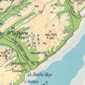 Gallipoli - War Map No. 12 - Daily Telegraph