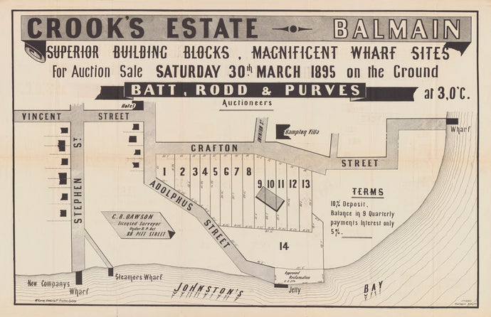 Crook's Estate, Balmain