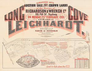 Long Cove, Leichhardt: Plan of Suburban Portions Nos. 241 to 336