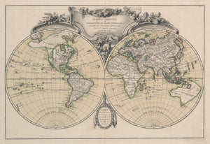 Mappe Monde ou Description du Globe Terrestre