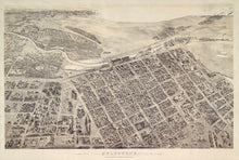 Load image into Gallery viewer, Isometrical Plan of Melbourne &amp; Suburbs in 1866