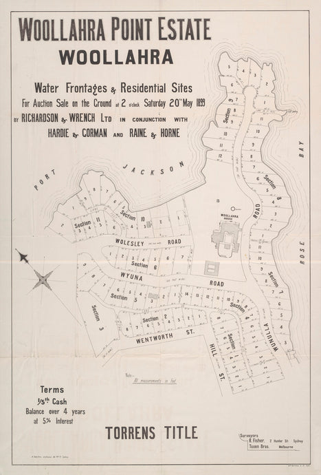 Point Piper - Woollahra Point Estate - Water Frontages & Residential Sites