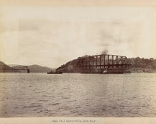 Load image into Gallery viewer, Hawkesbury River Railway Bridge Construction, 1889