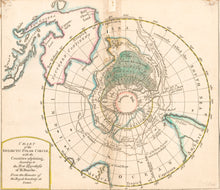 Load image into Gallery viewer, Chart of the Antartctic Polar Circle with the Countries Adjoining, 1760