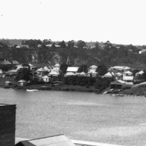 Eagle Street Pier Looking Towards Howard Smith Wharves, ca. 1900