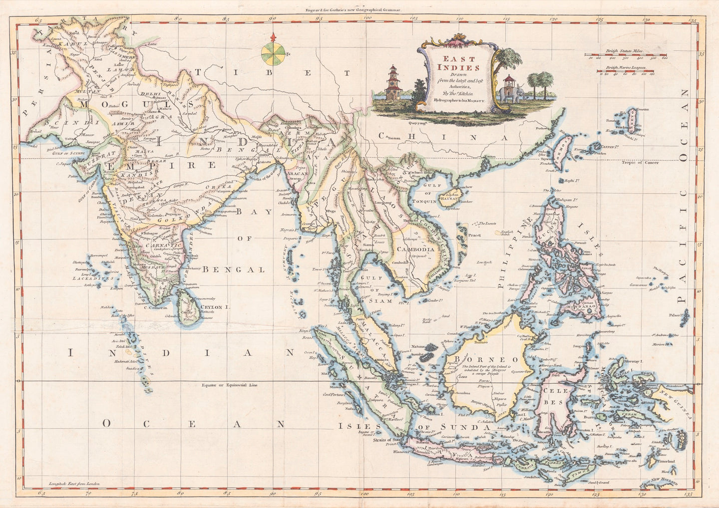 East Indies Drawn from the latest and best Authorities