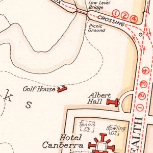 Map of Canberra, 1933