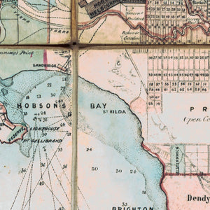 Map of the Settled District of Melbourne