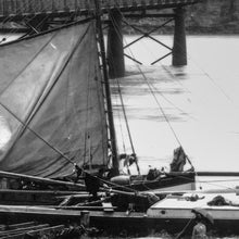 Load image into Gallery viewer, Construction of Victoria Bridge, ca. 1895