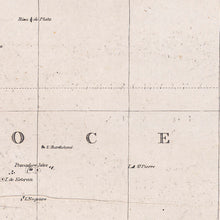 Load image into Gallery viewer, A New &amp; Accurate Chart of the Discoveries of Capt&#39;n Cook &amp; other Later Circumnavigatiors, 1794