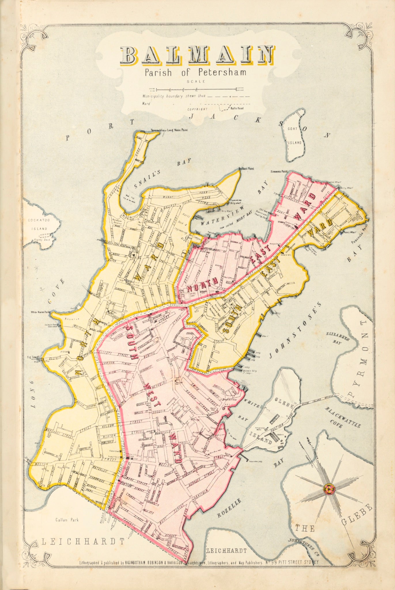 Balmain, Parish of Petersham, 1886