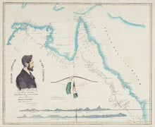 Load image into Gallery viewer, Map of Overland Expedition to Port Essington, by Ludwig Leichhardt