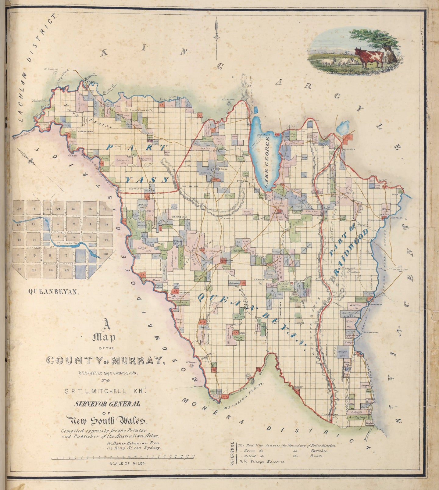 A Map of the County of Murray, 1843