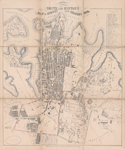 Smith and Hinton's Map of Sydney and Suburbs 1854